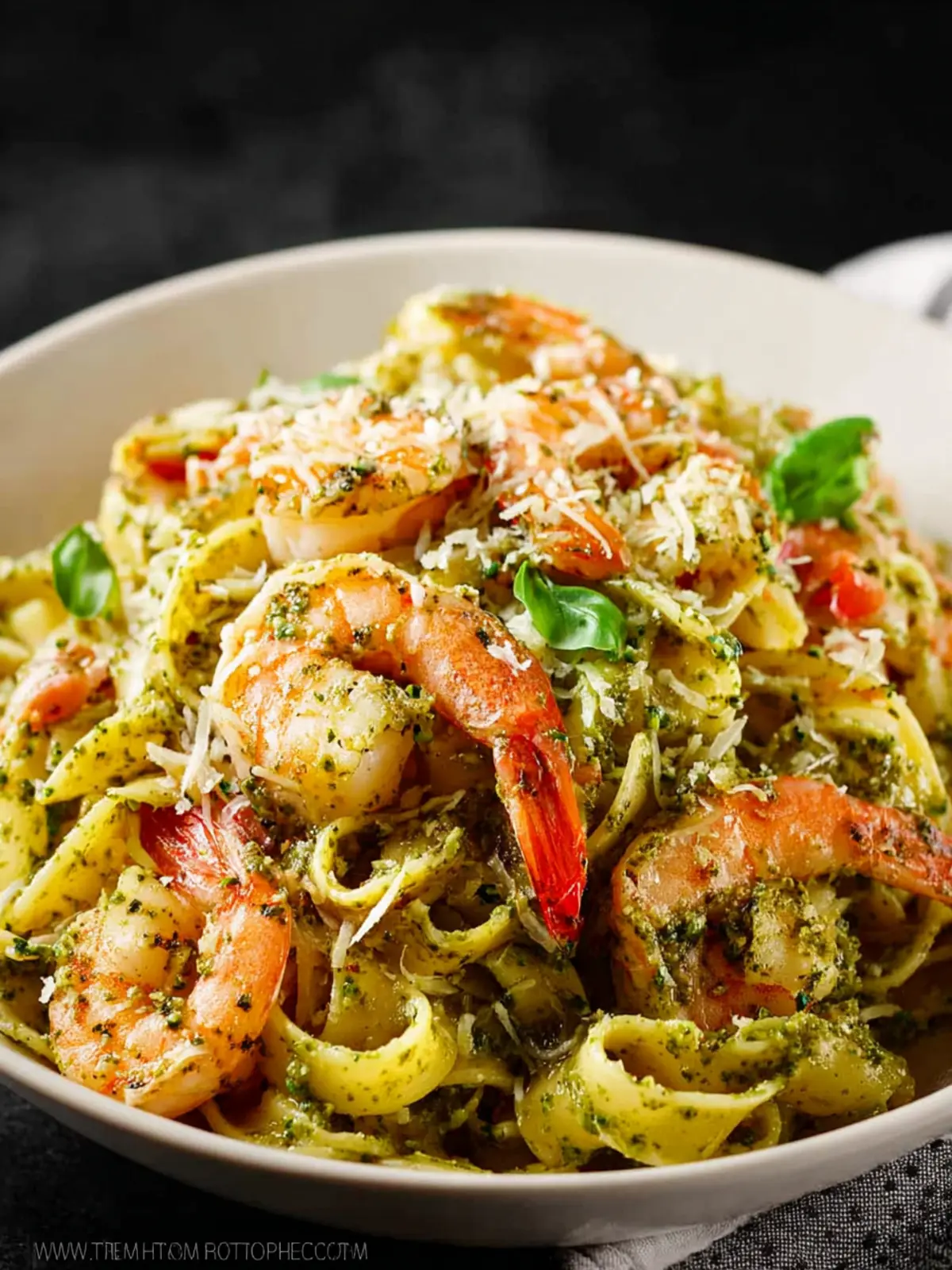 Shrimp Pesto Pasta First Image