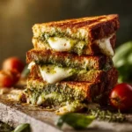 Sourdough Pesto Grilled Cheese First Image