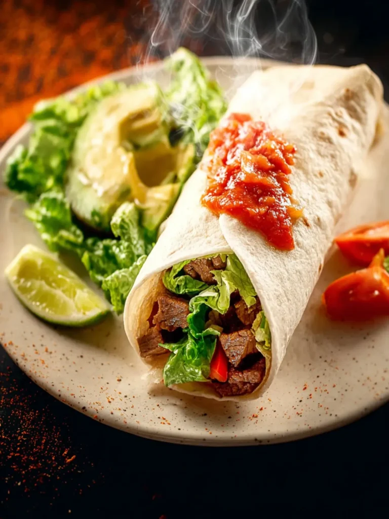 Beef Burrito Recipe First Image