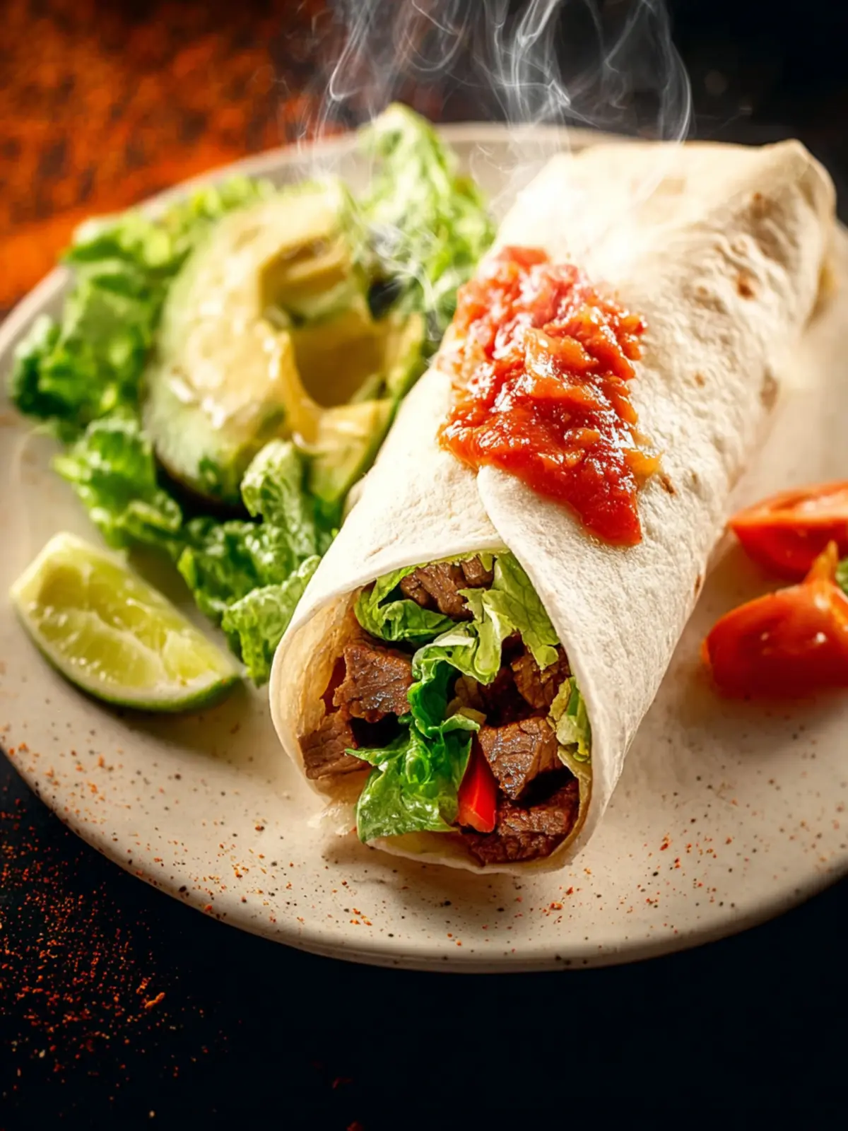 Beef Burrito Recipe First Image
