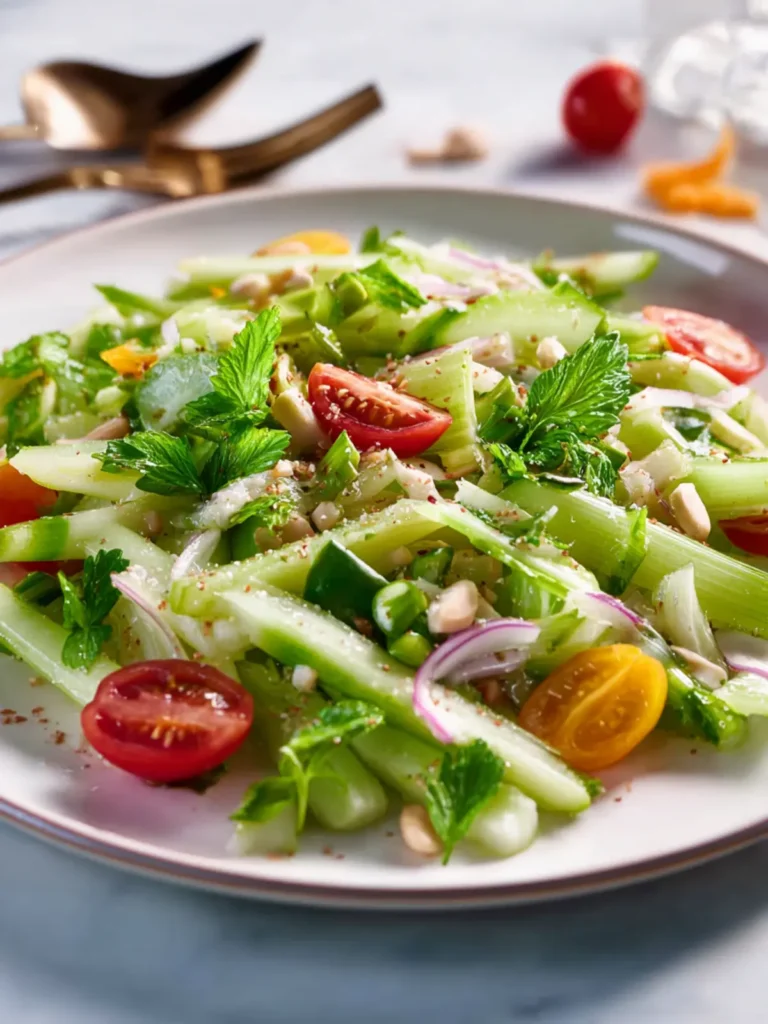 Celery Salad (Crunchy Mediterranean Style) First Image