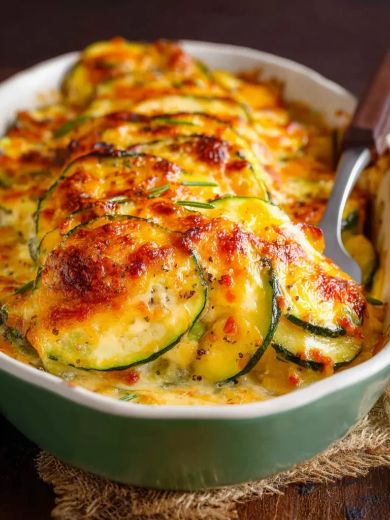 Easy Zucchini Au Gratin First Image
