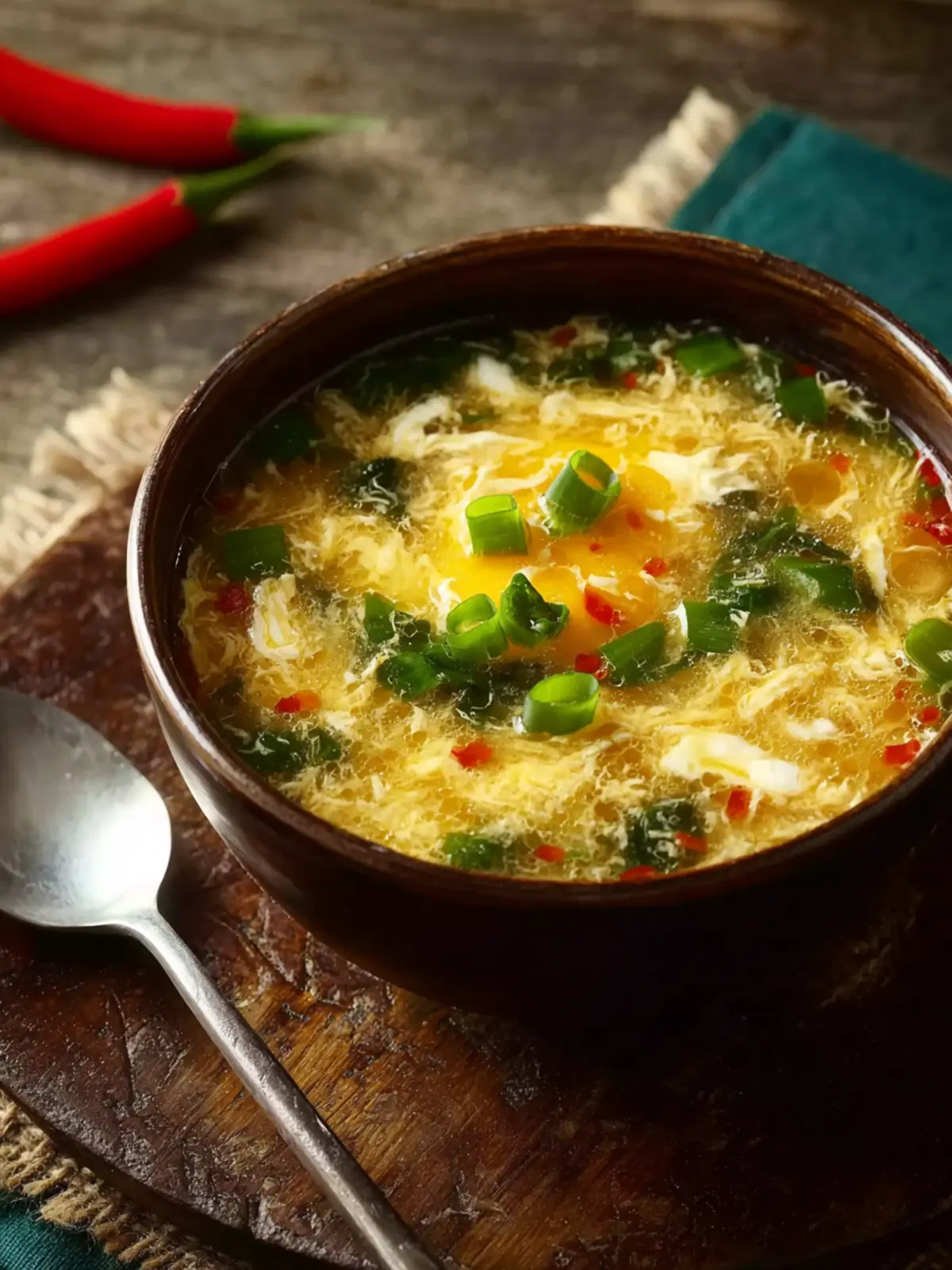 Homemade Egg Drop Soup First Image