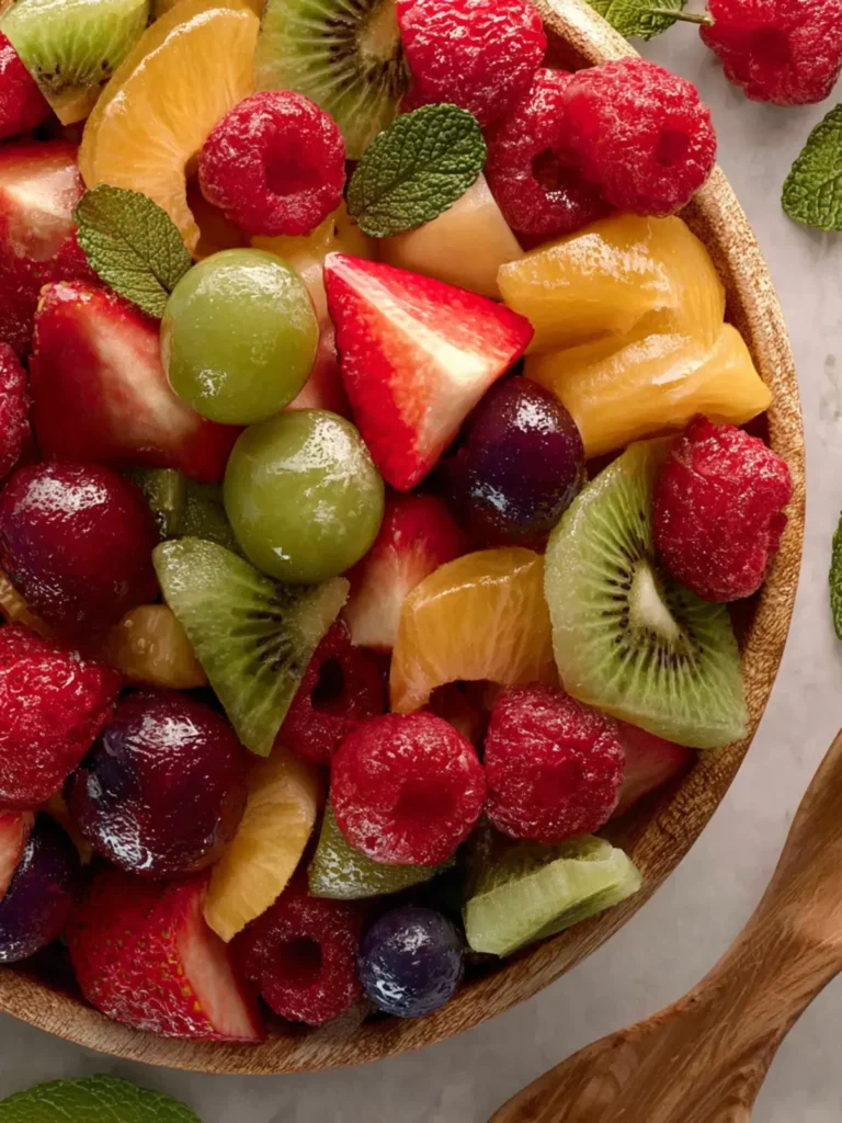 maple ginger fruit salad First Image