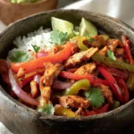 Chicken fajita bowls First Image