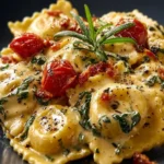 Creamy Tuscan Ravioli First Image