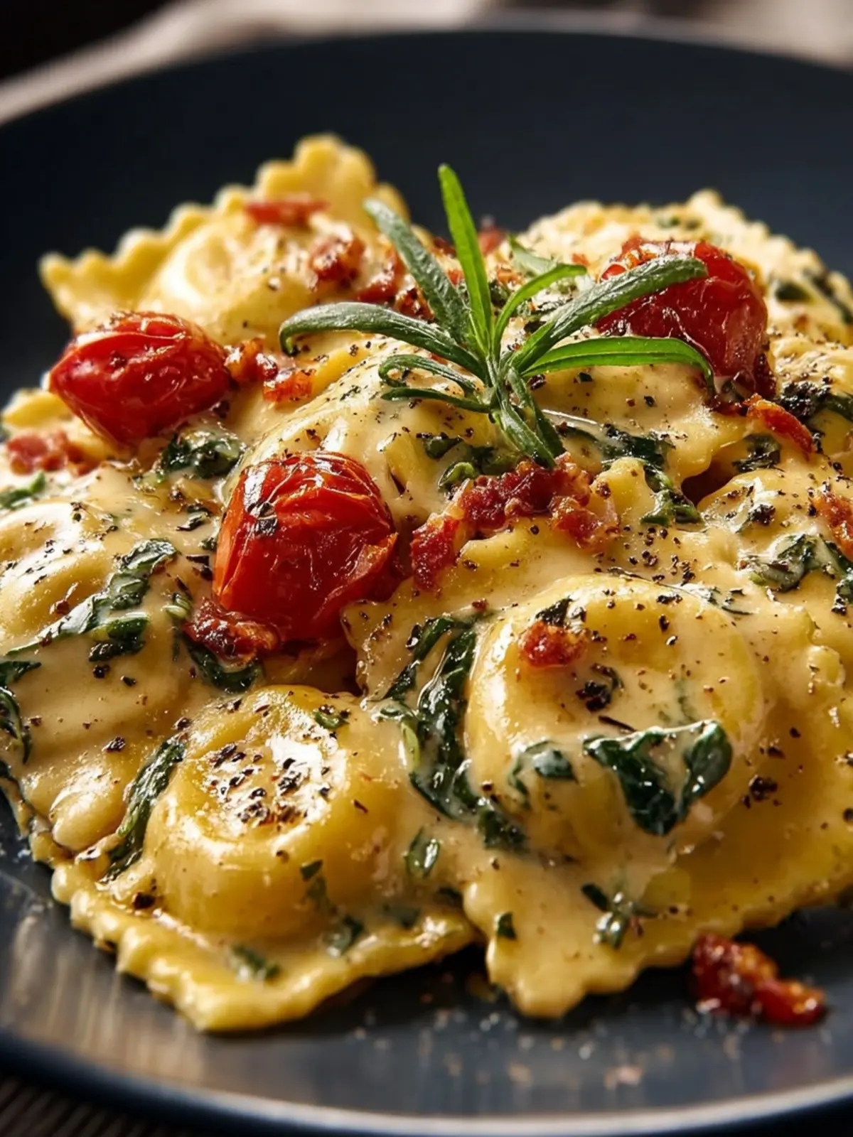 Creamy Tuscan Ravioli First Image