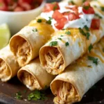 Crockpot Chicken Taquitos First Image