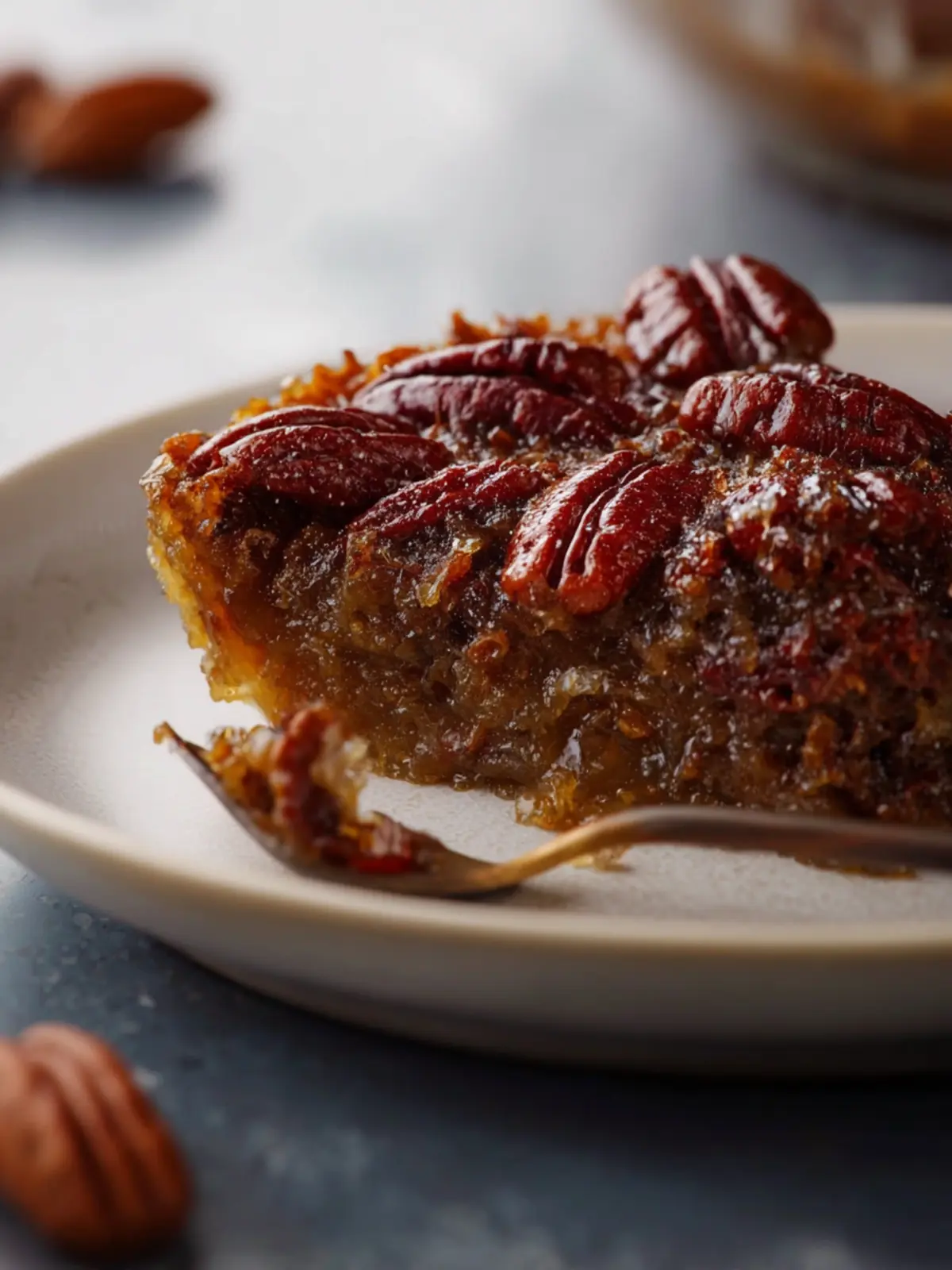 Crustless Pecan Pie First Image