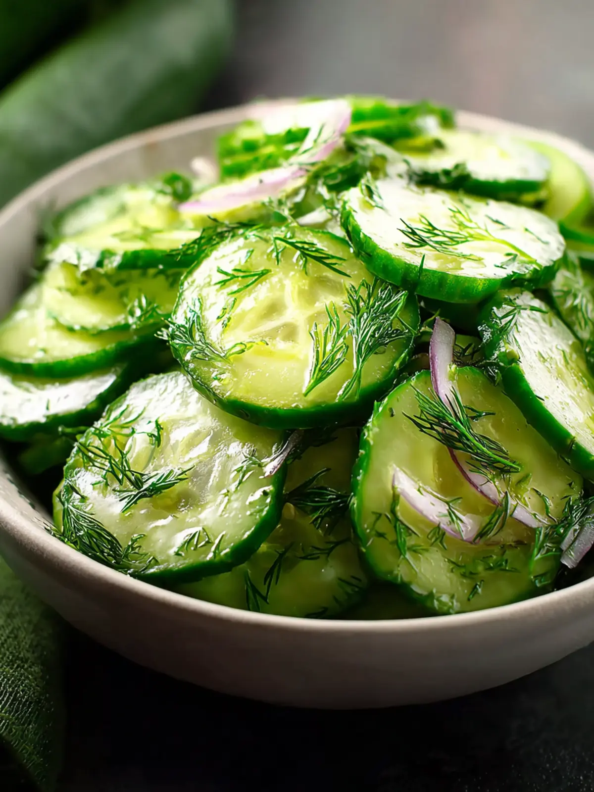 Cucumber Dill Salad First Image