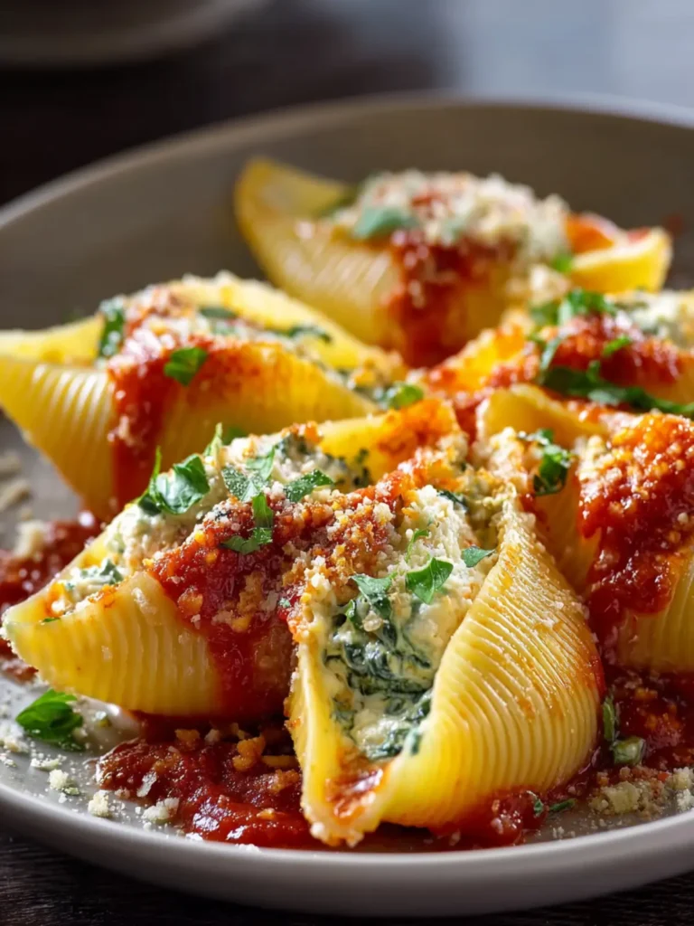 Delicious Three Cheese Stuffed Pasta Shells Recipe to Savor First Image