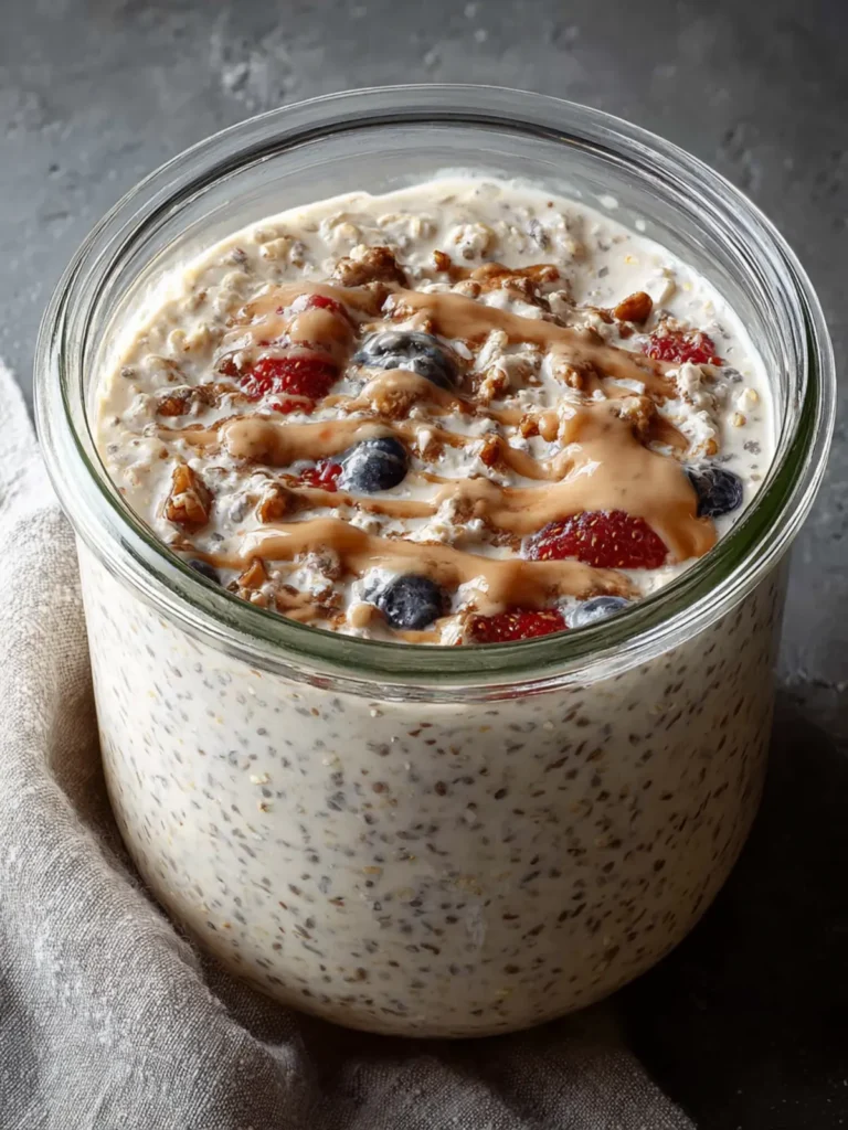 High protein overnight oats First Image