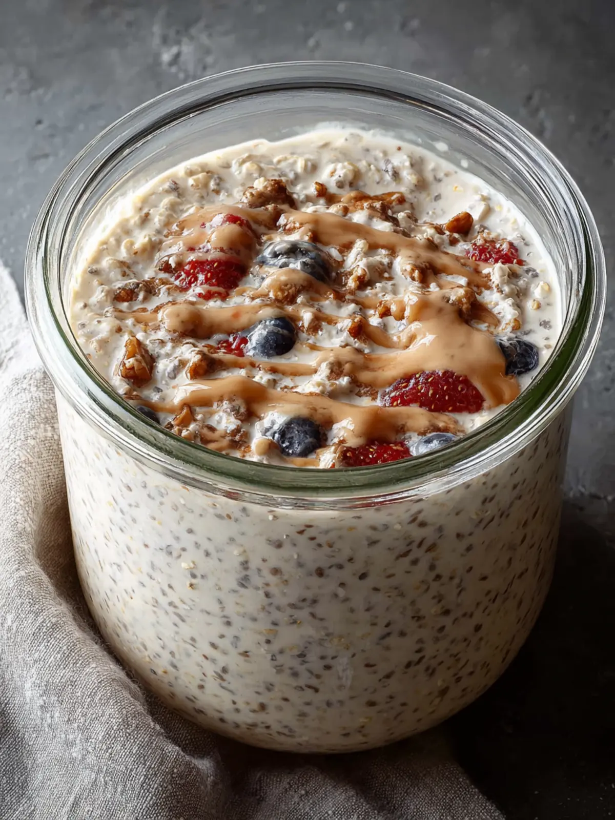 High protein overnight oats First Image