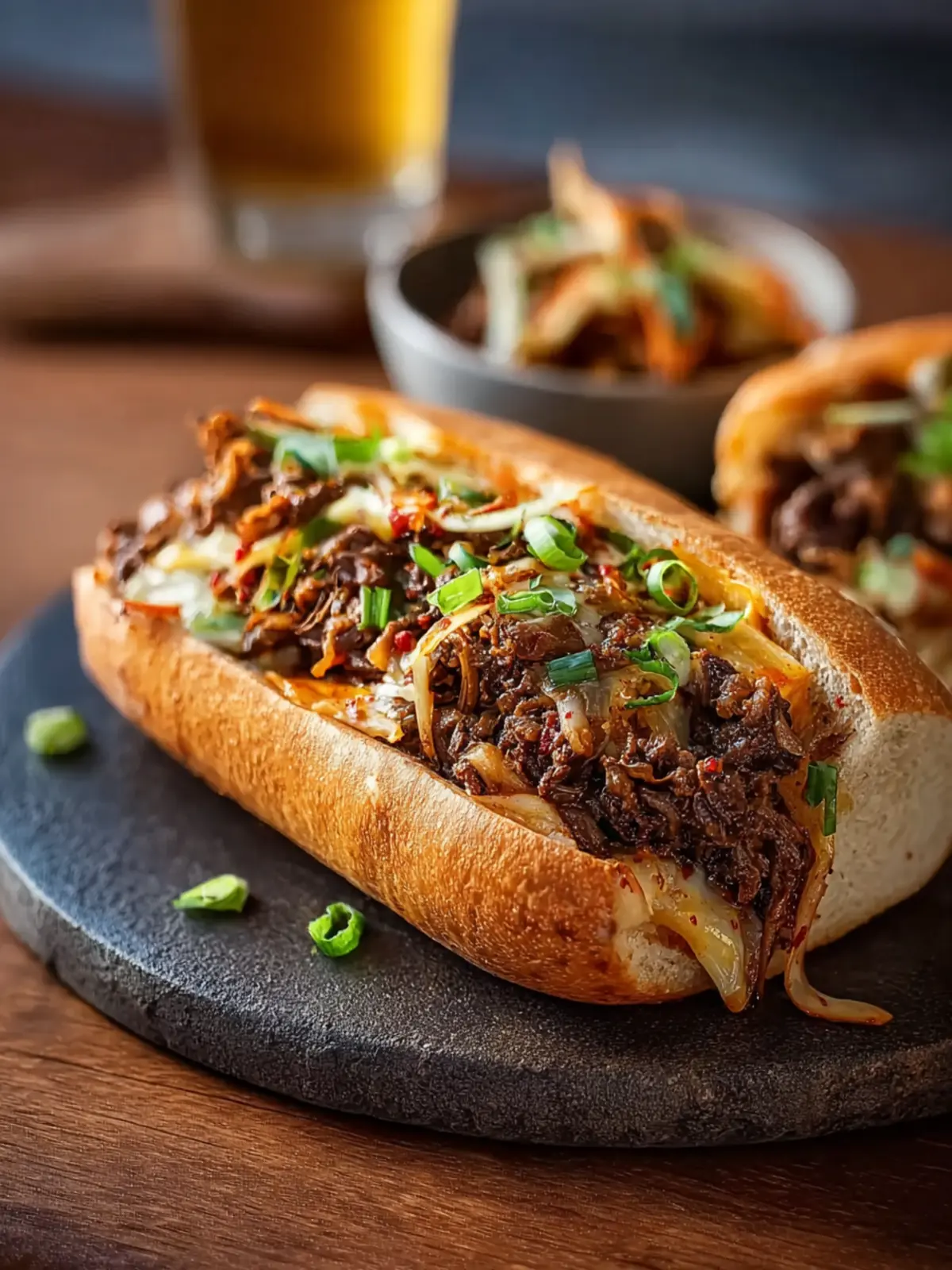 Korean Inspired Kimchi Bulgogi Cheesesteak First Image