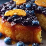 blueberry orange upside down cake First Image