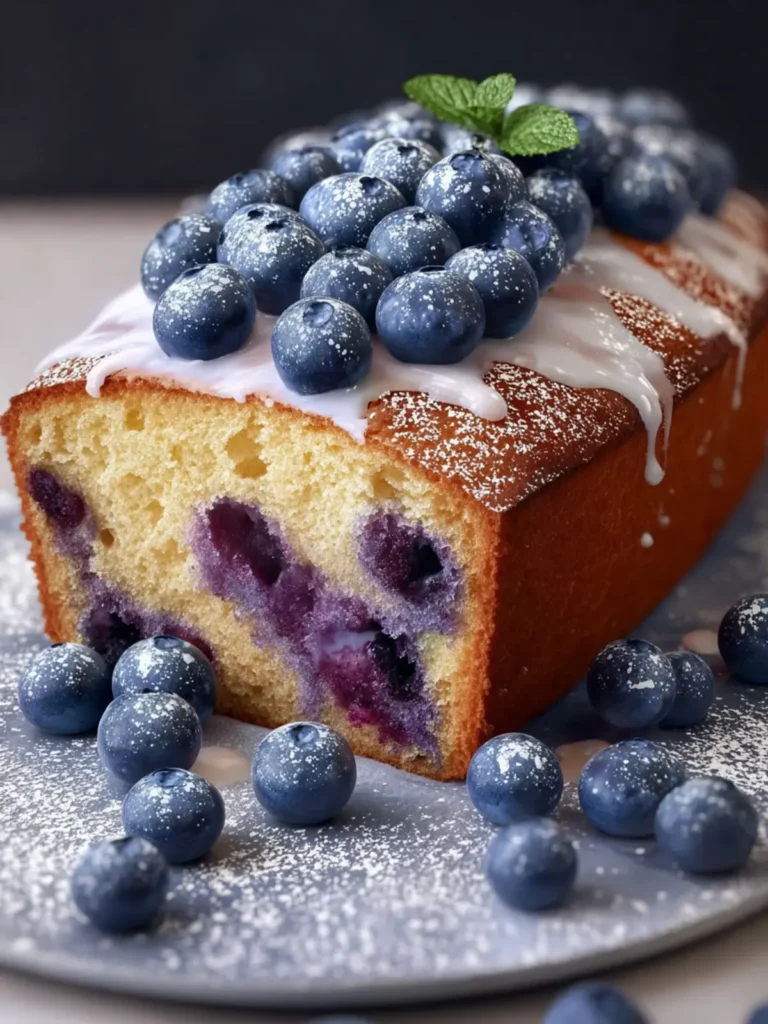 blueberry yogurt cake First Image