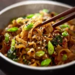 sesame miso noodles First Image