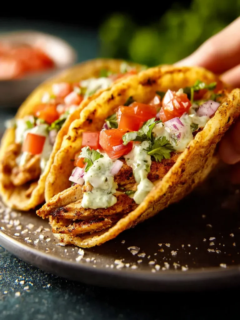 smashed chicken tacos First Image