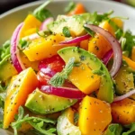 Avocado Mango Salad: A Tropical Flavor Explosion First Image