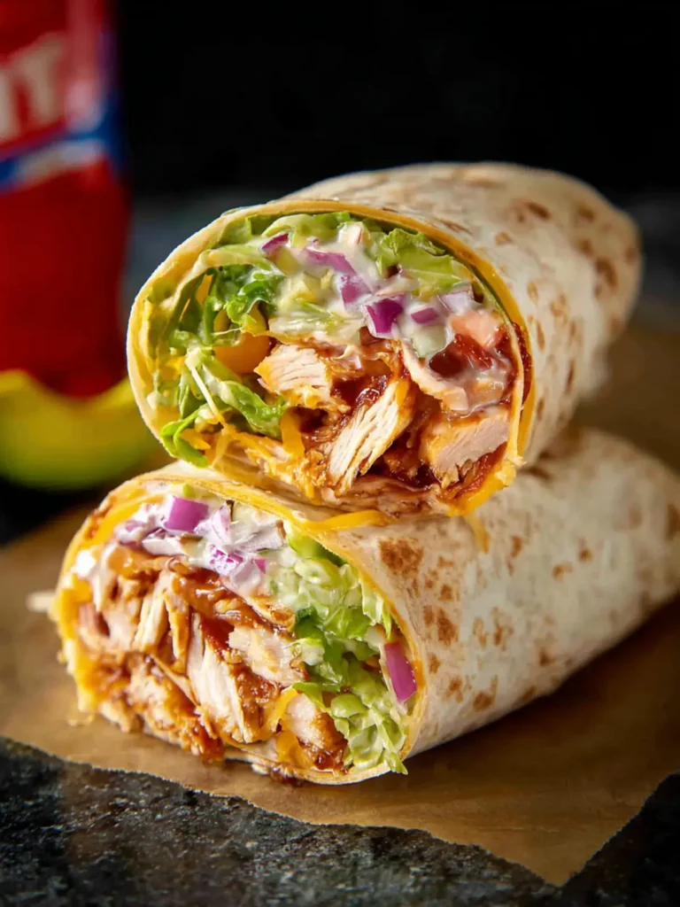 BBQ Chicken Wraps First Image