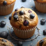 Banana Blueberry Muffins First Image