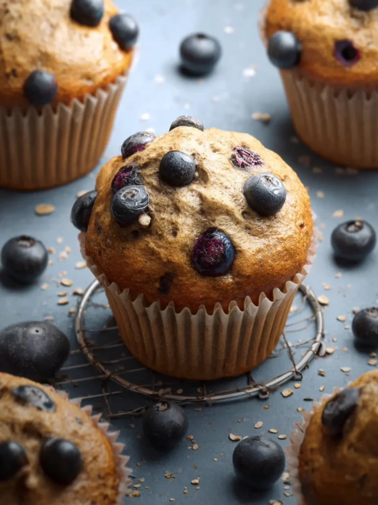Banana Blueberry Muffins First Image