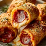 Cheesy Beef Pepperoni Pizza Roll Ups: Easy Snack Recipe! First Image