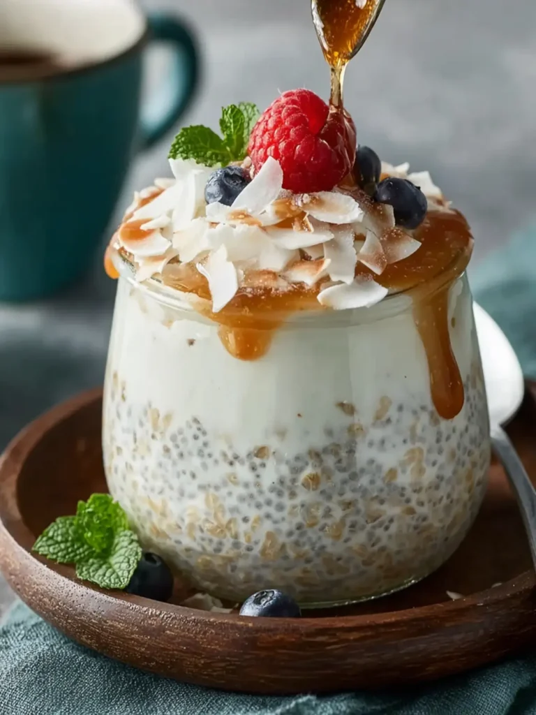 Coconut Cream Pie Overnight Oats First Image