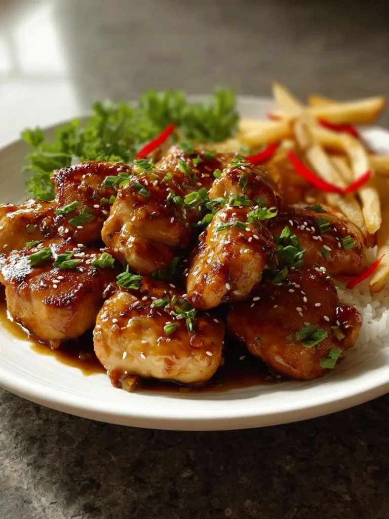 Honey Garlic Chicken First Image