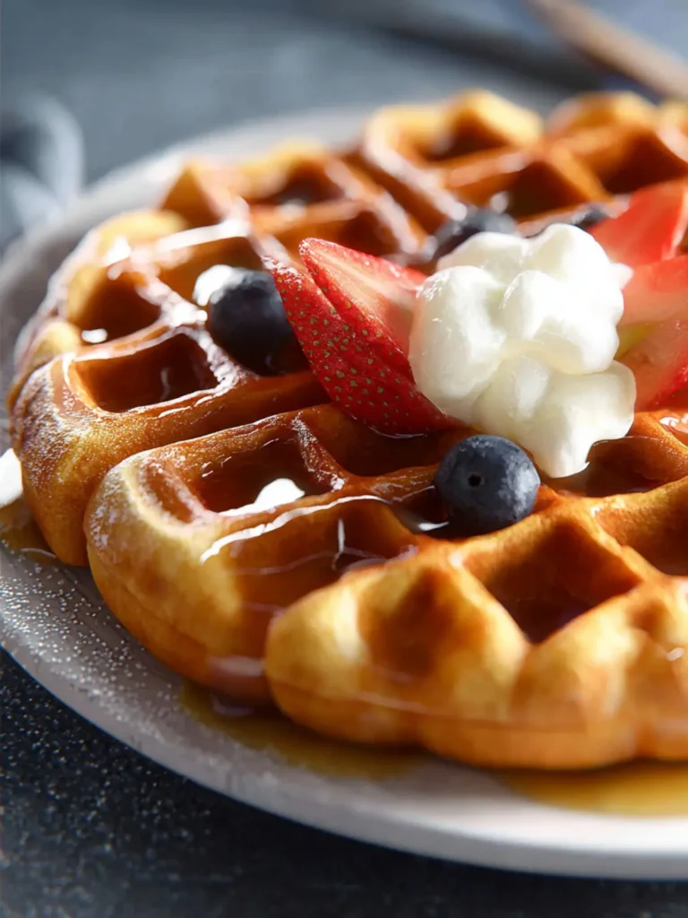 Waffle Recipe First Image